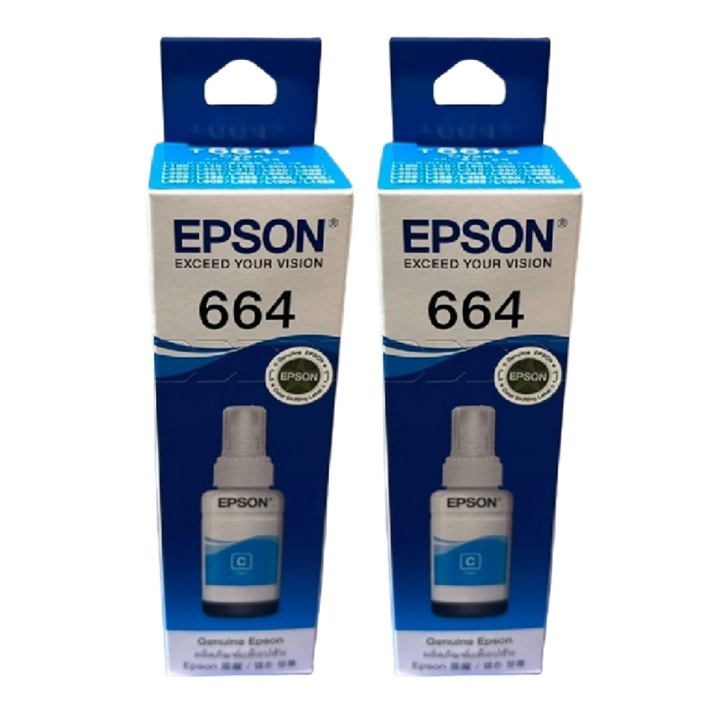 EPSON 愛普生 T664200 T664 原廠藍色墨水《二入組》