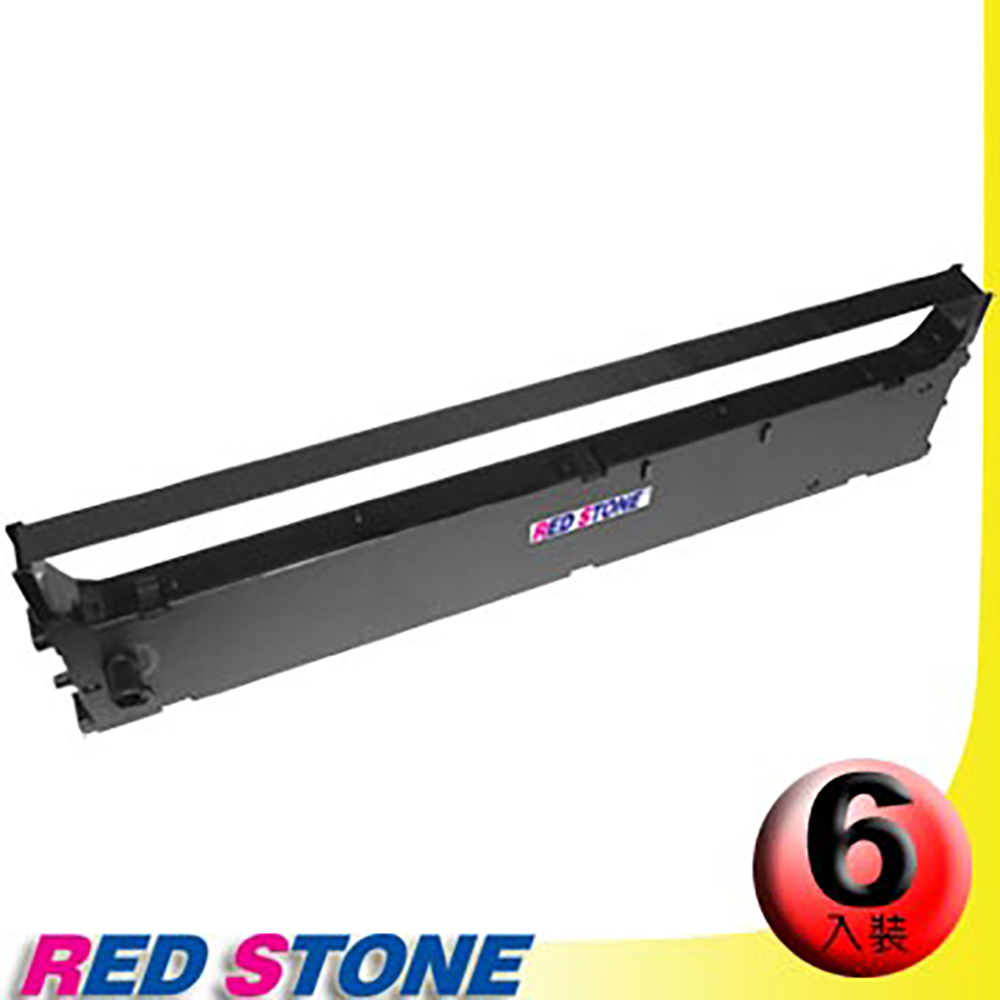 RED STONE 紅石 for OKI ML1190黑色色帶組(1組6入)
