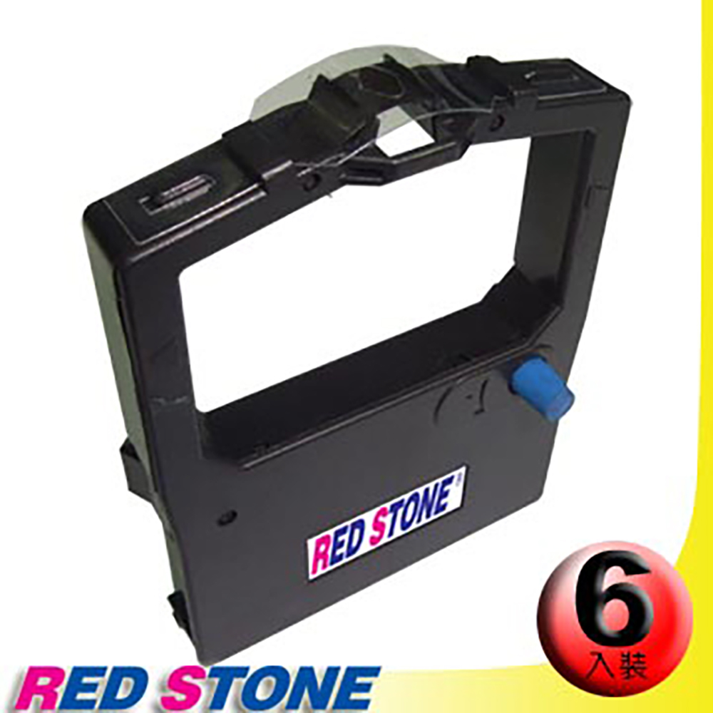 RED STONE 紅石 for PRINTEC PR820/ OKI 193黑色色帶組(1組6入)
