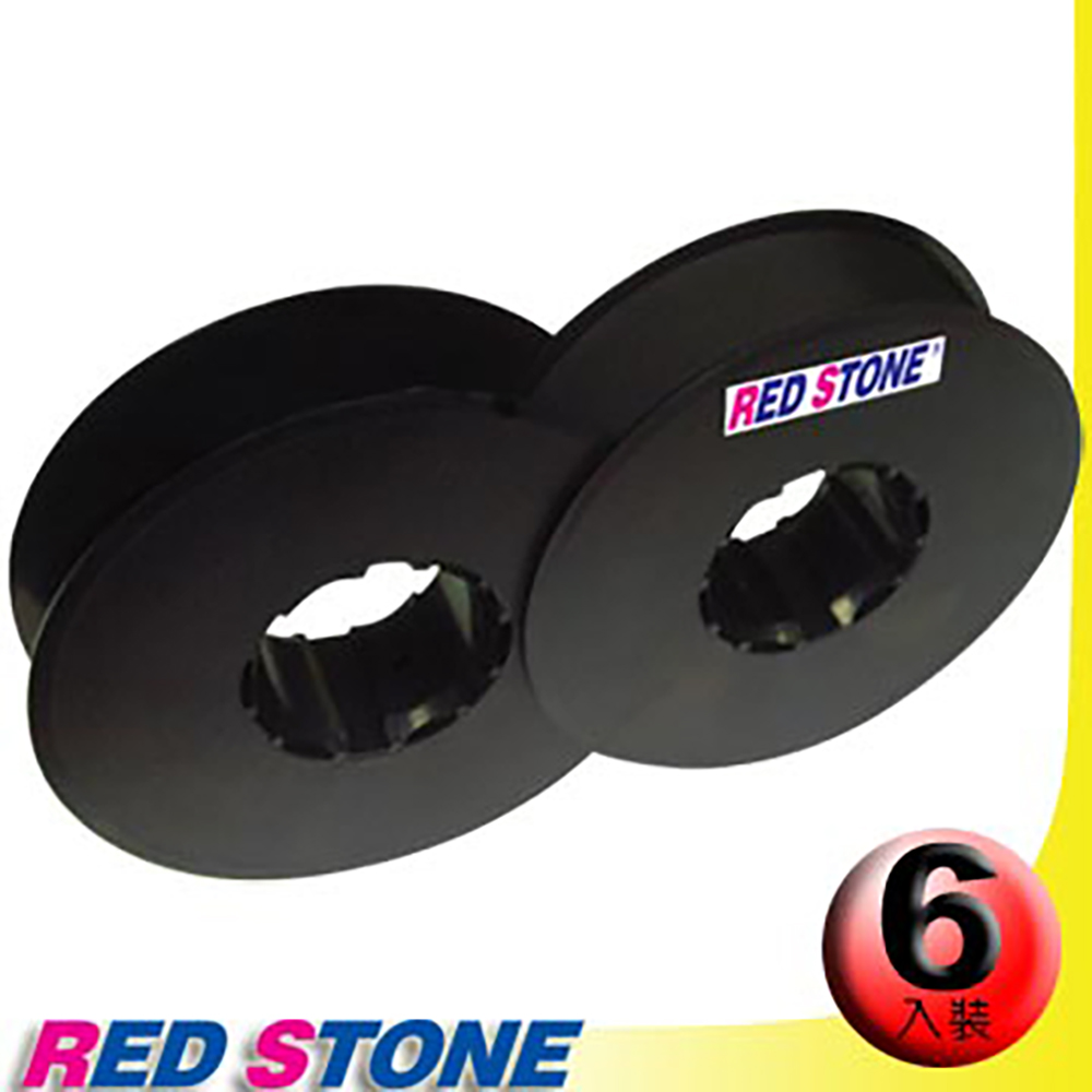 RED STONE 紅石 for PRINTRONIX P5206H黑色色帶組(1組6入)