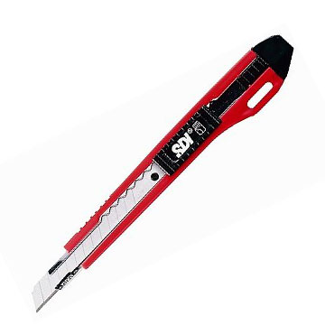 SDI 手牌 小美工刀附2片刀片(顏色隨機)〈12支〉