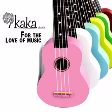 Ukulele 烏克麗麗 『Kaka系列繽紛亮面彩色』標準21吋