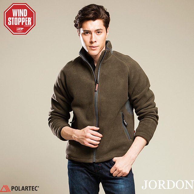 JORDON WINDSTOPPER+POLARTEC 男款防風刷毛二合一外套(#750)