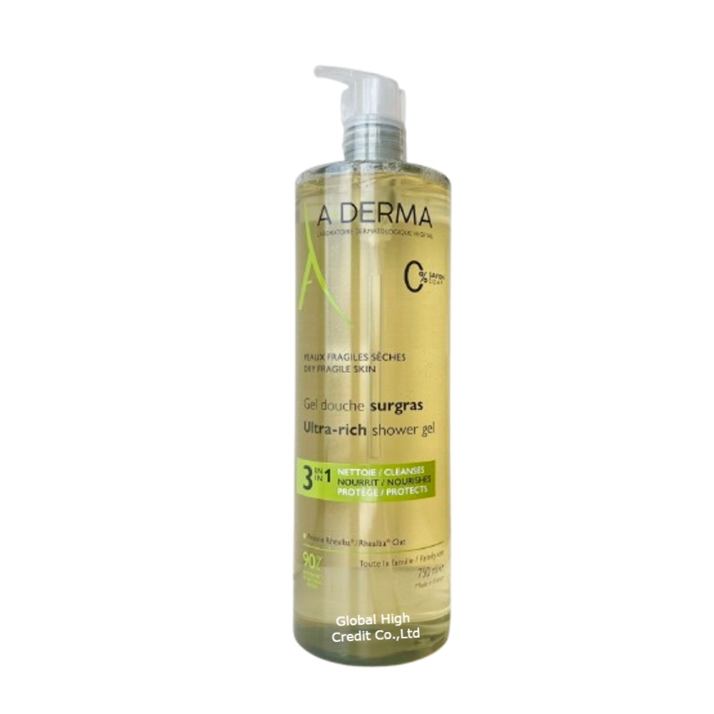 A-DERMA 艾芙美 燕麥柔膚泡沫凝膠-滋潤型750ml 泡沫潔膚凝膠-滋潤型