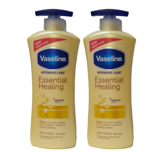 (超值二入) 進口Vaseline凡士林 全效滋養潤膚乳液-600ml