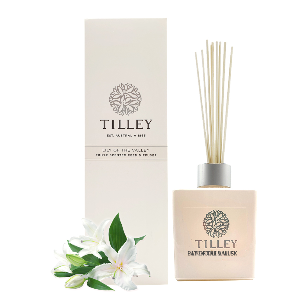 Tilley 百年特莉 幸福百合香氛擴香水竹禮盒150ml