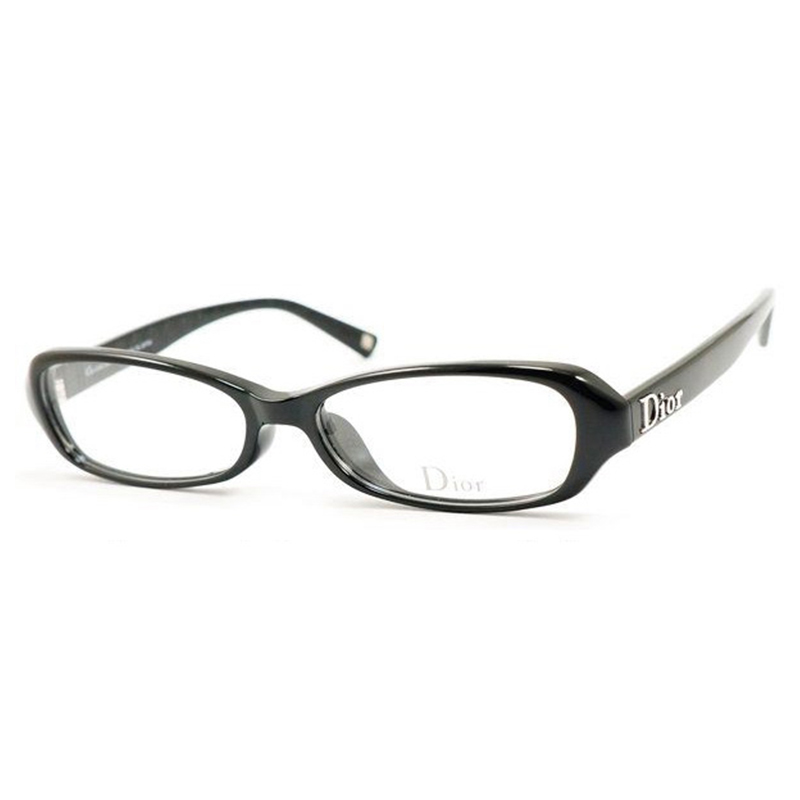 Dior 迪奧 光學鏡框眼鏡 日版 CD7058j B6V 長方形鏡框 膠框眼鏡 黑 52mm