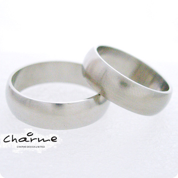 Charme 御金 316L鋼 簡愛 寬版設計款對戒