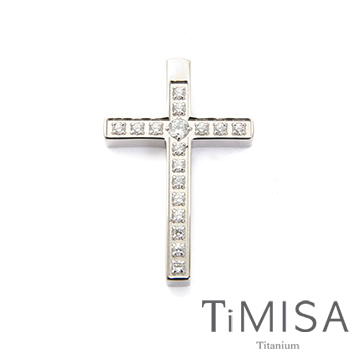 TiMISA 純鈦美學 《閃耀十字》純鈦墜飾(無墜頭版)