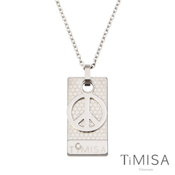 TiMISA 純鈦美學 《和平宣言(S)》純鈦項鍊(E)