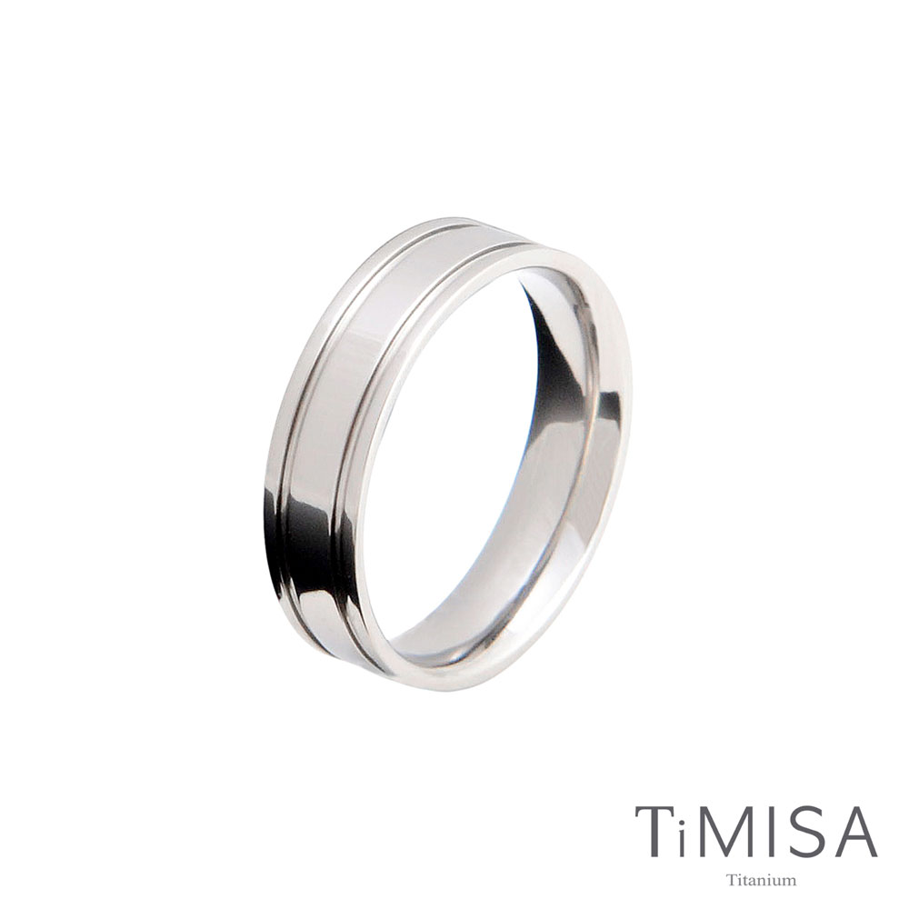 TiMISA 純鈦美學 《戀愛軌跡-細》純鈦戒指