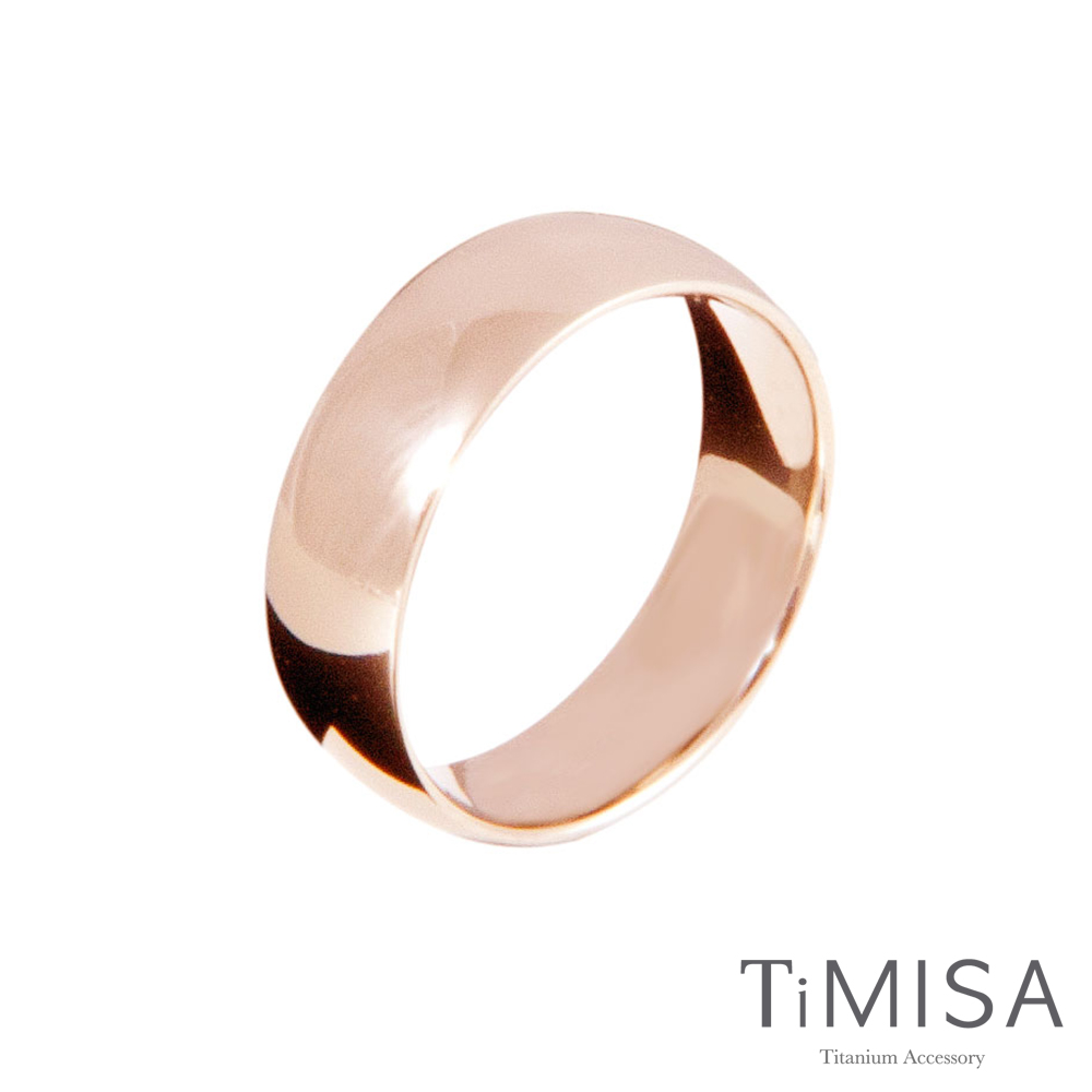 TiMISA 純鈦美學 《純愛-玫瑰金》純鈦戒指