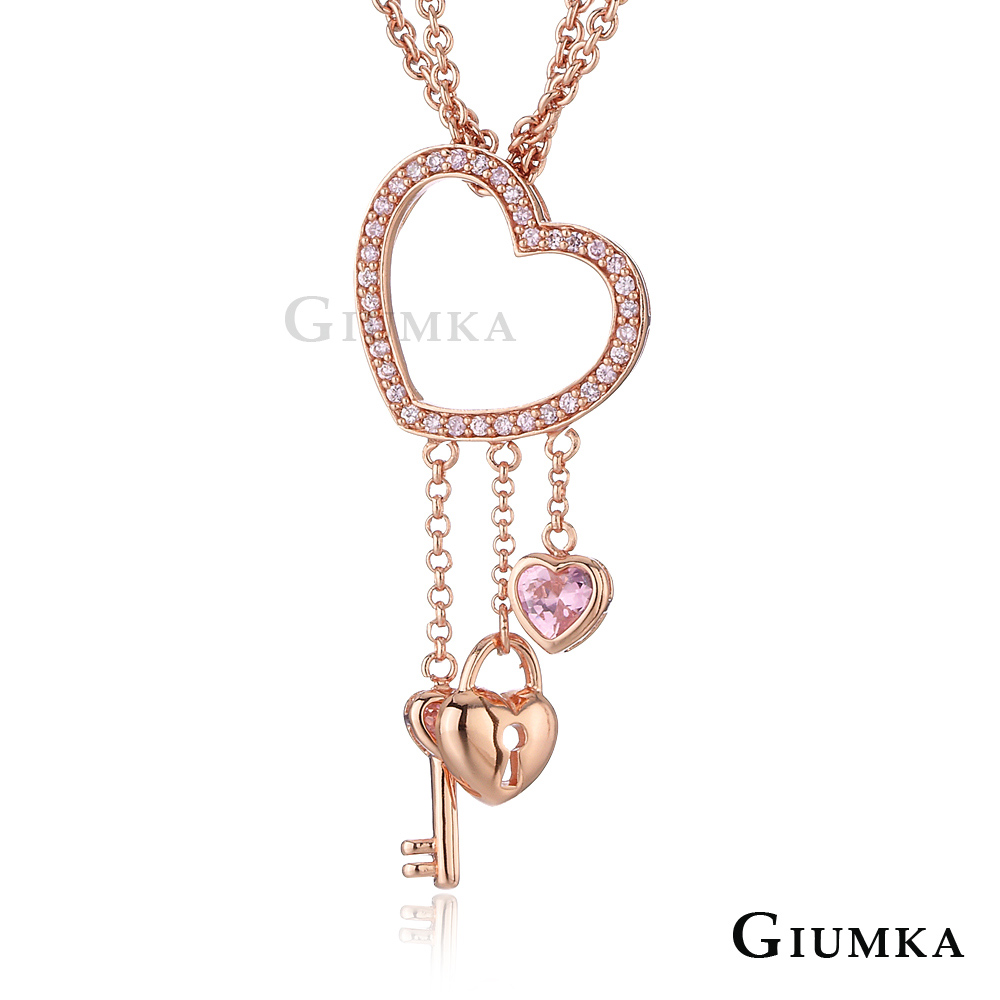 GIUMKA 雙鏈項鍊女送閨蜜禮物甜心女孩