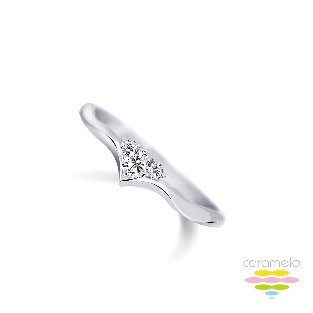 Caramelo 彩糖鑽工坊 皇冠鑽戒 甜蜜愛心 系列 天然鑽石