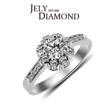 JELY 絕美星鑽0.50克拉-H&A八心八箭美鑽戒