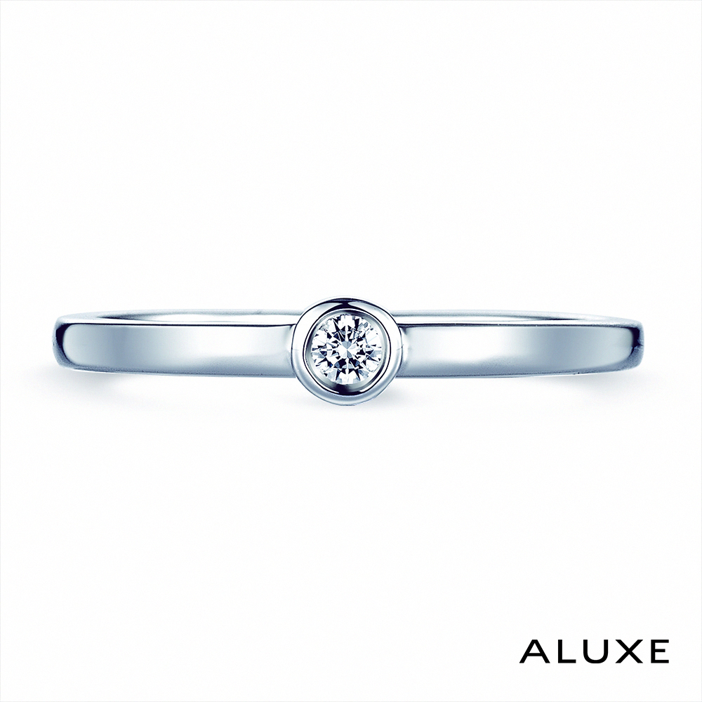 ALUXE 亞立詩 18K金 鑽石戒指 聚焦 RW0685