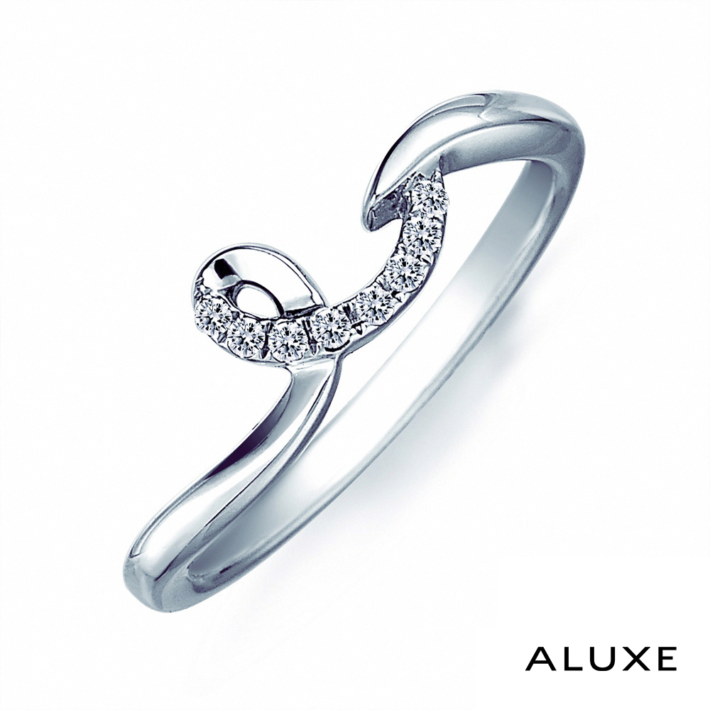 ALUXE 亞立詩 18K金 鑽石戒指 命運 RW0733