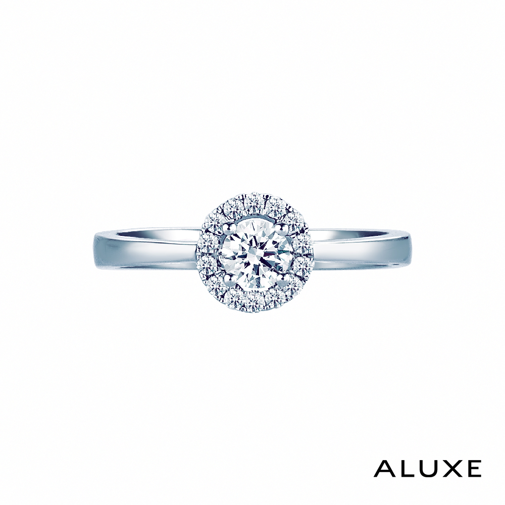 ALUXE 亞立詩 0.20克拉 FVS2 18K金 求婚鑽戒 RS8085