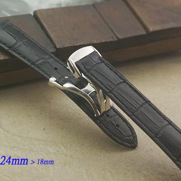 全新高級按壓式摺疊扣錶帶 ( OMEGA 及各式錶款適用 22mm )