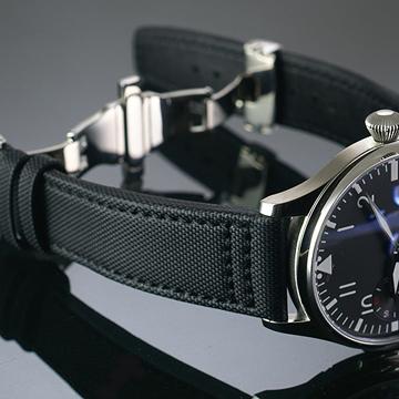 IWC 萬國 全新 錶代用進口高級強化纖維雙向摺疊扣錶帶 (22mm.21mm.20mm)