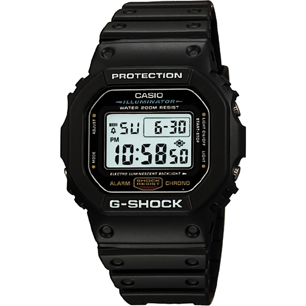 CASIO G-SHOCK 經典DW-5600系列電子腕錶DW-5600E-1