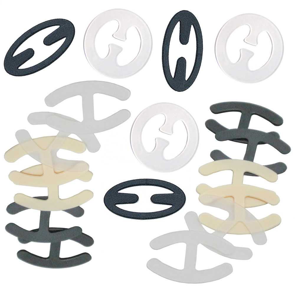 月陽內衣細肩帶隱形扣環防滑扣肩帶扣內衣扣超值18入(H2014)