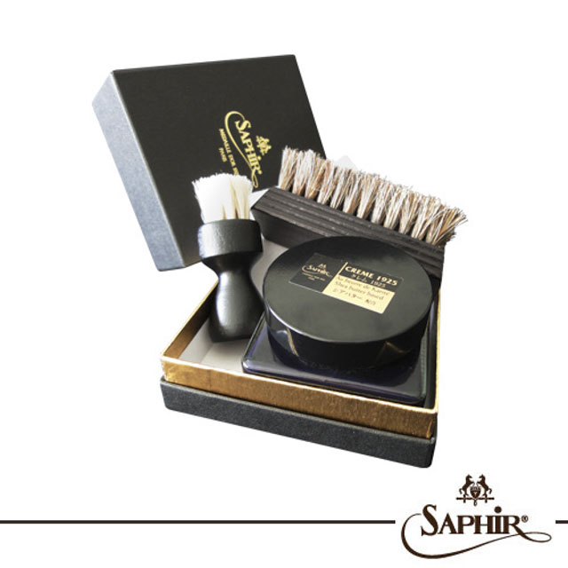 SAPHIR 莎菲爾 【金質】皮革鞋蠟小禮盒