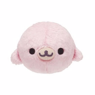 San-X 小海 豹圓球泡泡系列掌心沙包小公仔。櫻花小海 豹