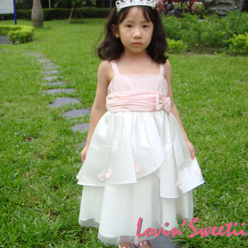 Lovin' Sweetii 粉彩小公主網紗童洋裝~粉紅限量款