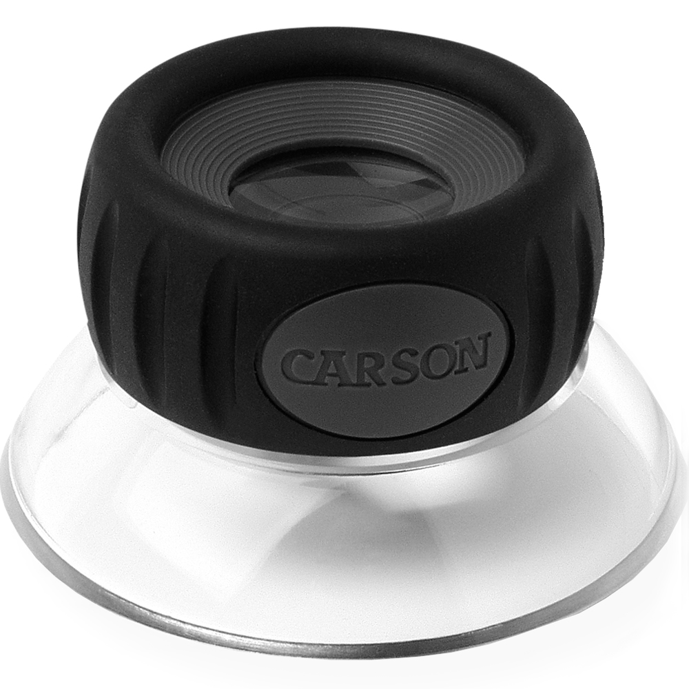 CARSON 美國 杯式放大鏡(17.5x) / 珠寶 錢幣 材質 物品觀察 輔助閱讀