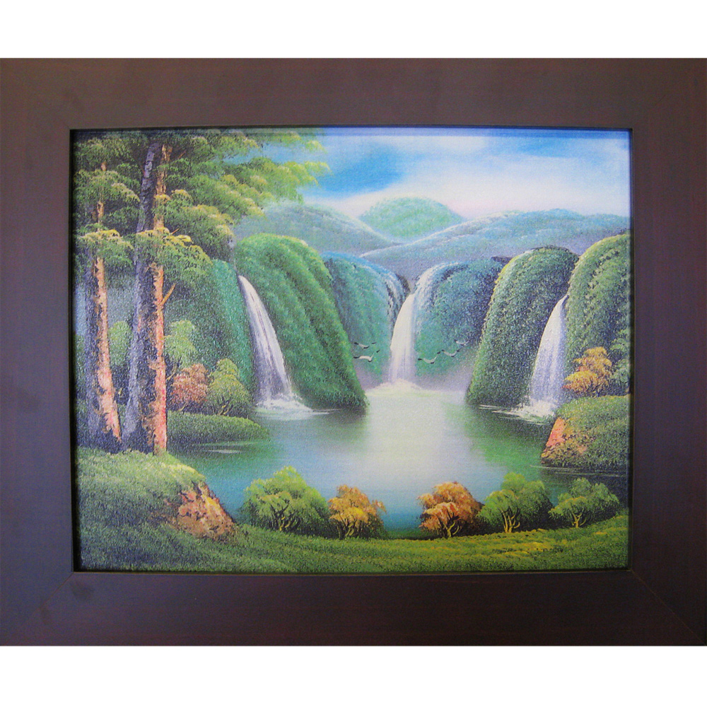 開運陶源開運化煞【*山水畫*山水圖】38x32cm*風水有關係電視節目老師