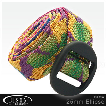 BISON DESIGNS 橢圓腰帶25mm #007HHW