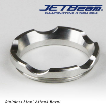 JETbeam 燈頭組件(小齒頭)#Stainless Steel crenulate