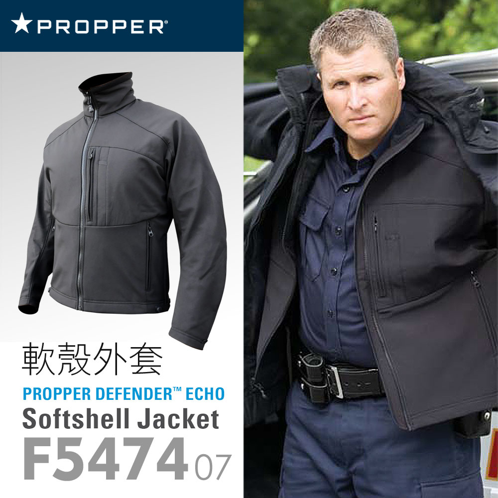 PROPPER 【福利品】Defender Echo Softshell Jacket 軟殼外套(黑色)F5474
