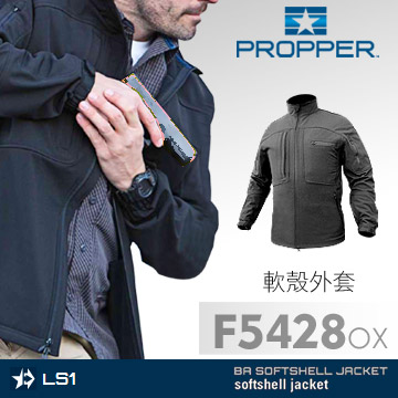 PROPPER BA Softshell Jacket 軟殼外套-黑色 F5428
