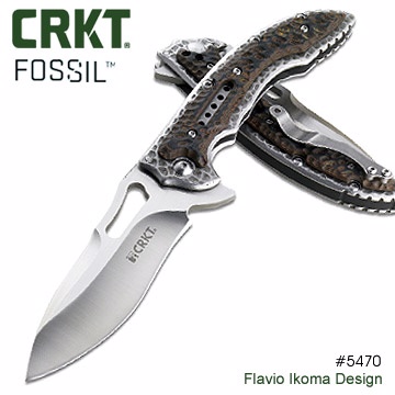 CRKT Fossil 折刀(#5470銀刃)