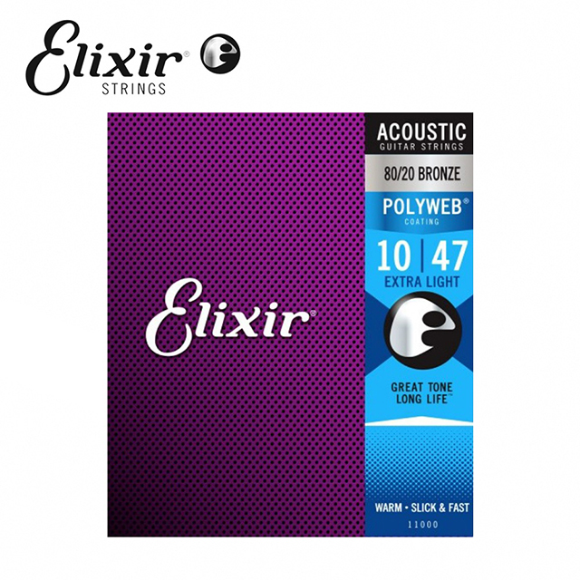 ELIXIR POLYWEB EXXF-11000 民謠吉他 (10~47)