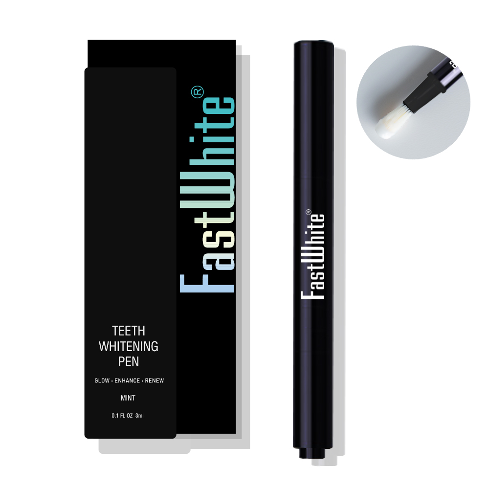 FastWhite 齒速白 隨身牙齒亮白筆 好攜帶纖毛刷深入齒縫 適用咖啡茶漬/煙牙/檳榔垢/食物染牙