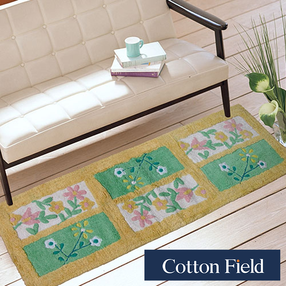 cottonfield 棉花田 【夏綠蒂】純棉提花走道毯(45x135cm)