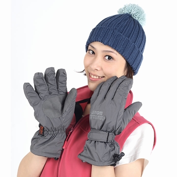 SNOW TRAVEL 雪之旅 POLARTEC灰色保暖透氣雙層防風手套（其他規格）