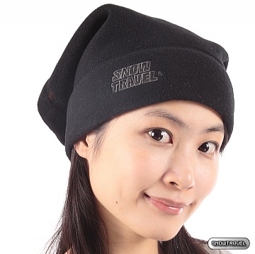 SNOW TRAVEL 雪之旅 POLARTEC 保暖圍頸兩用帽 (2入)(黑色)
