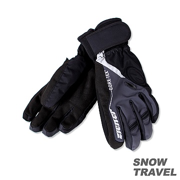 SNOW TRAVEL 雪之旅 PRIMALOFT+GTX 防水保暖手套(灰色)