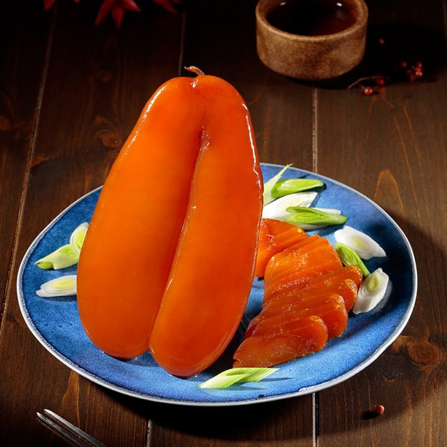 華得水產 東港野生烏魚子禮盒1盒(3.8~4.3兩/2片/盒 附提袋x1)