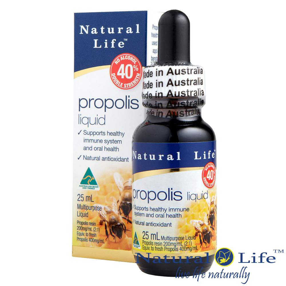 Natural Life 澳洲 蜂膠液40%不含酒 精(25ml)
