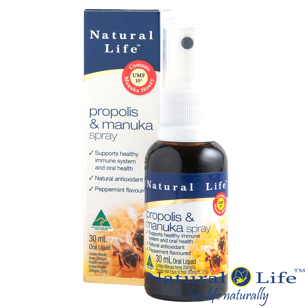 Natural Life 澳洲 活性麥蘆卡蜂膠噴劑(30ml)
