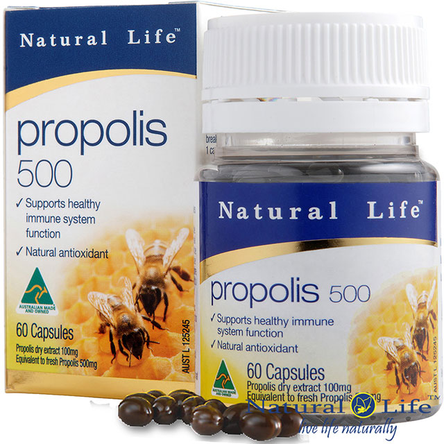 Natural Life 澳洲 特級蜂膠膠囊500mg(60顆)