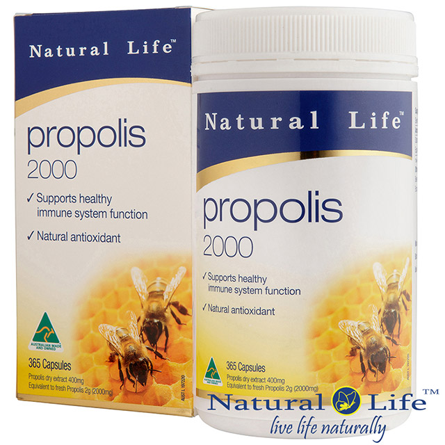 Natural Life 澳洲 高單位蜂膠膠囊2000mg(365顆)