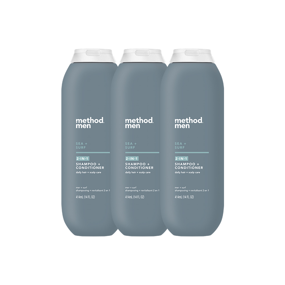 Method 美則 男仕洗護髮露-海洋衝浪 414ml x3