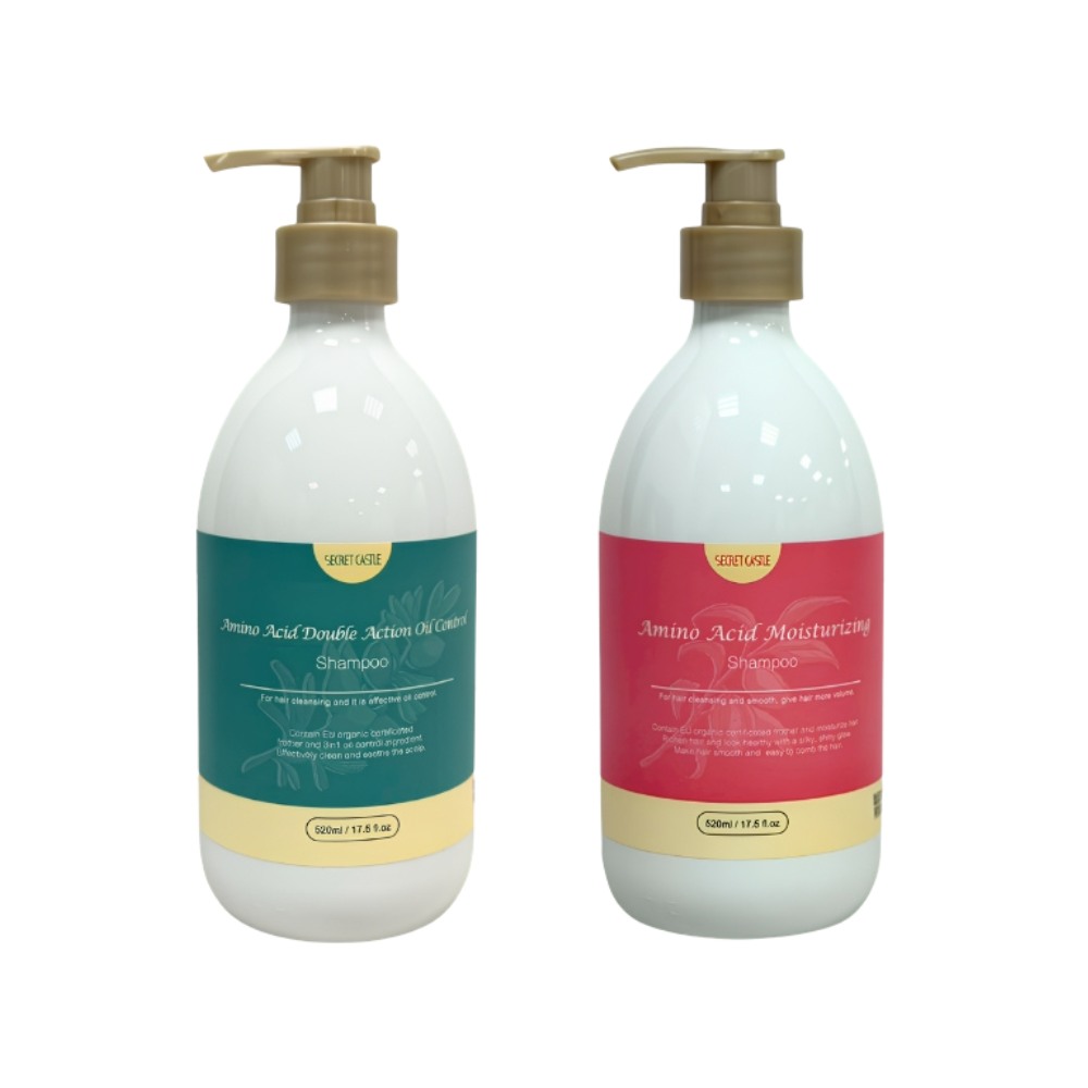 Secret Castle 秘密城堡洗護組 胺基酸洗髮精 520ml 香氛 保濕 控油 滋潤