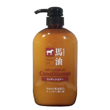 日本熊野馬油無矽靈潤髪乳600ML